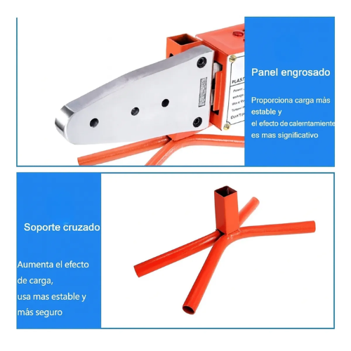 Set Maquina Termofusora Termofusionadora Ppr 20/63mm 2000w