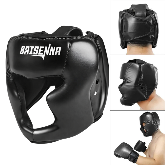 Casco Protector Cabezal Boxeo Entrenamiento Boxeo Cerrado