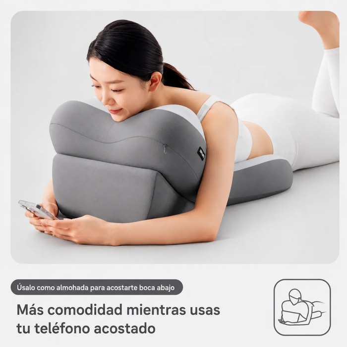 Cojin Respaldo Lumbar Ergonomico Memory Corrector De Oficina
