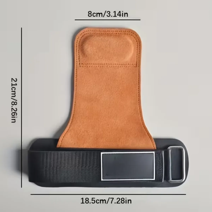 Set Correa Levantamiento Pesas Gancho Straps Gym Muñequera