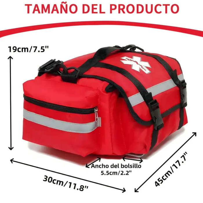 Bolso Primeros Auxilios Botiquin Maleta Curacion Emergencia