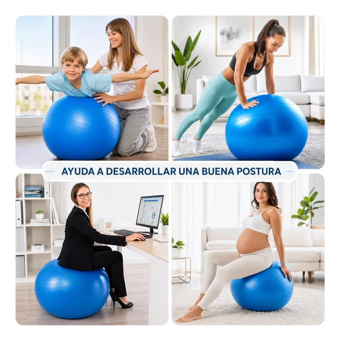Pelota De Yoga Pilates Ejercicio Rehabilitacion Balon 75 Cm