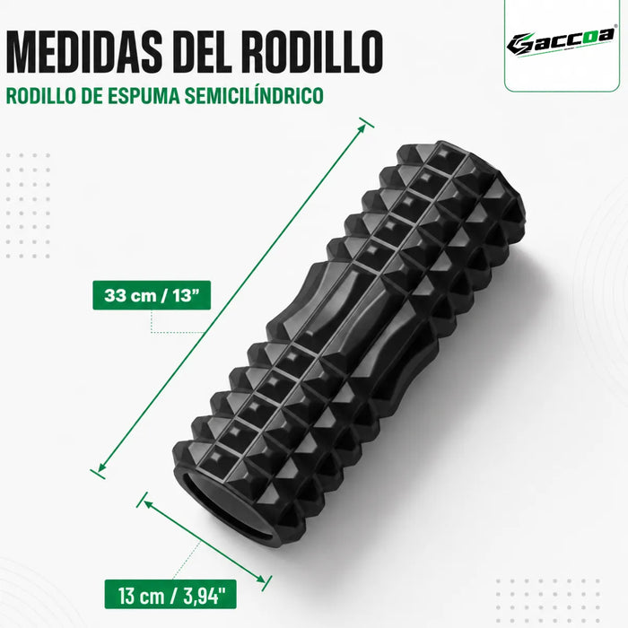 Rodillo Resina Para Foam Roller Cilindro De Masajes Muscular