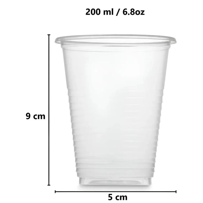 50 Vaso Plasticos Desechable 200ml Vasos Descartable Bebidas