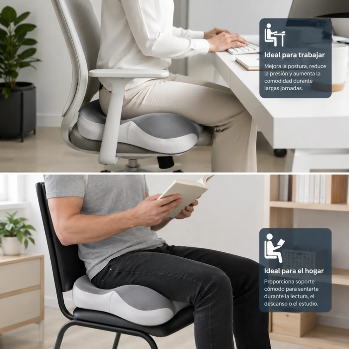 Cojin Hemorroide Espuma Dolor Lumbar Silla Ortopedico Coxis