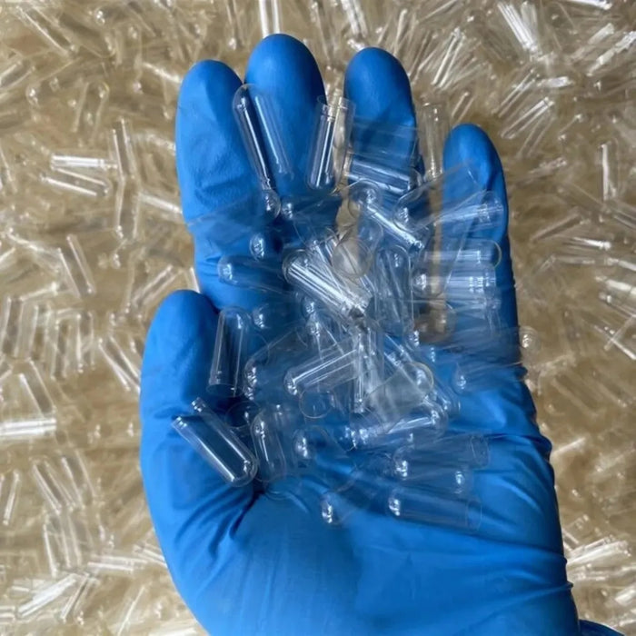 Pack 1000 Capsulas Gelatina Vacias Transparentes Capsula 2cm