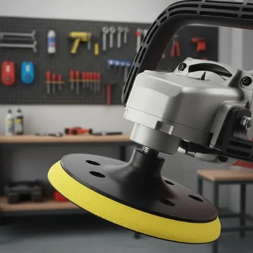 Pulidora Lijadora Orbital Gaccoa 1900w 3500 Rpm Roja Potente