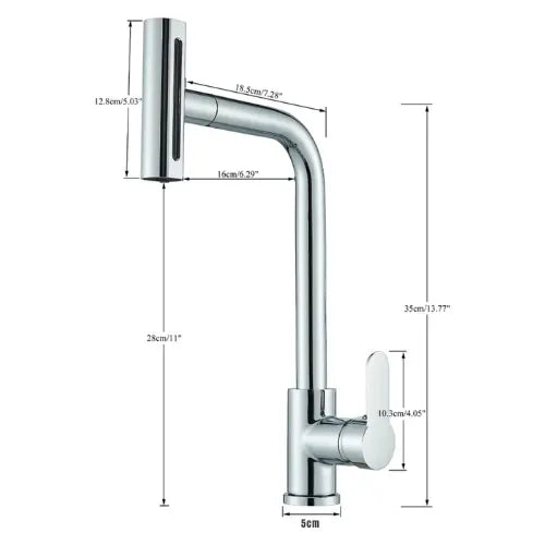 Llave Monomando Grifo Cocina Extension Flexible Lavaplatos