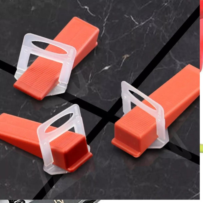 100 Clip Separador Nivelador Ceramica Porcelanato Cuña 1.5mm