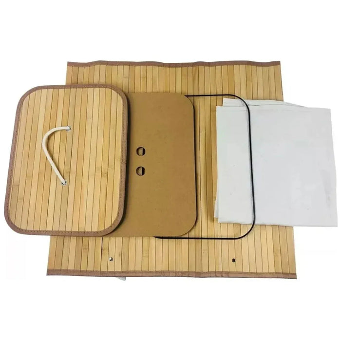 Canasto Cesto De Ropa Tapa Canasto Plegable Organizador Baño