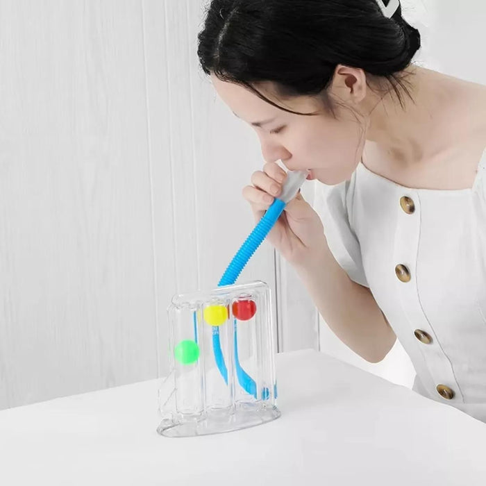 Ejercitador Pulmonar Respiratorio Espirometro 600ml - 1200ml