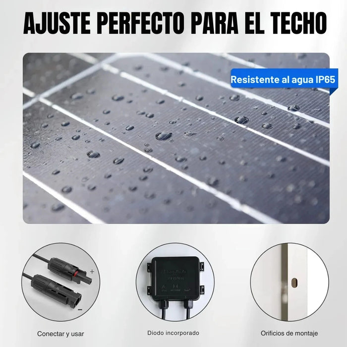 Panel Solar 100w 12v 36 Celdas Monocristalino Fotovoltaico