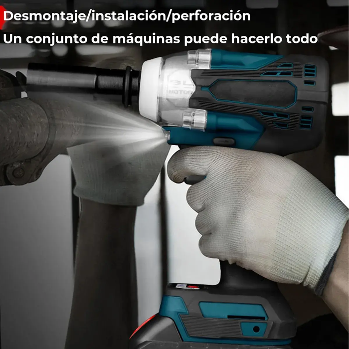 Taladro Gaccoa Llave Impacto 128v 5ah 550nm Maletín