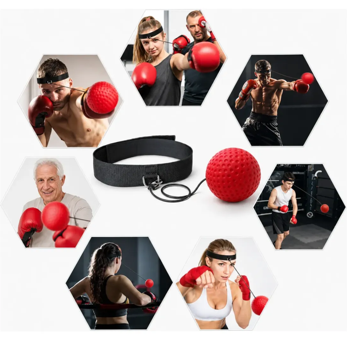 Pelotas Banda Cabeza Pelota Reflejos Entrenamiento De Boxeo