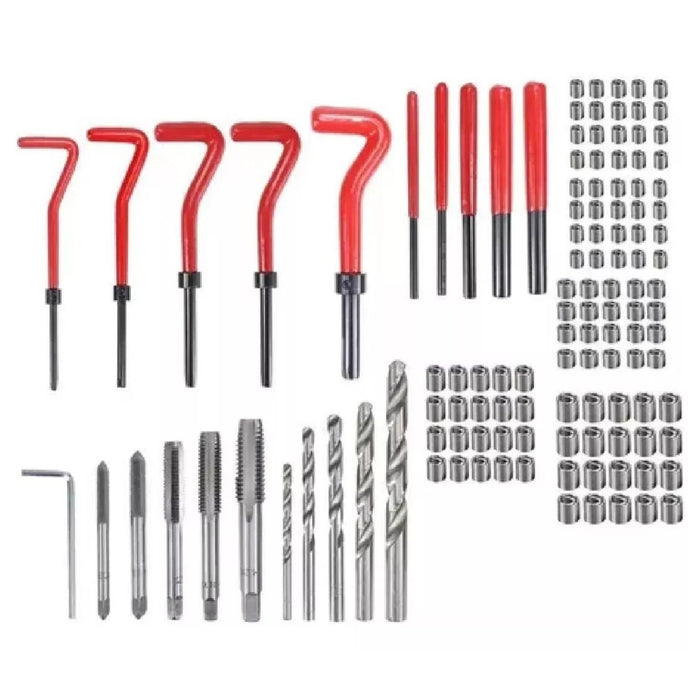Kit 131 Insertos Helicoil Reparacion Hilos Dañados