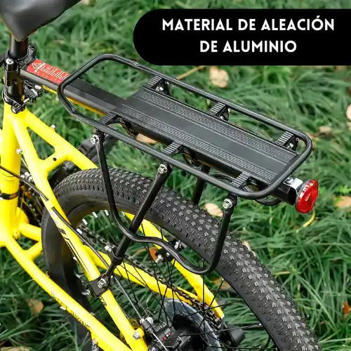 Parrilla Para Bicicleta Ajustable Con Reflector Hasta 60 Kg