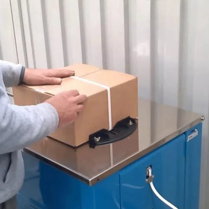 Kit Zuncho Plástico 50mts Sellador + 250 Sellos Enzunchadora