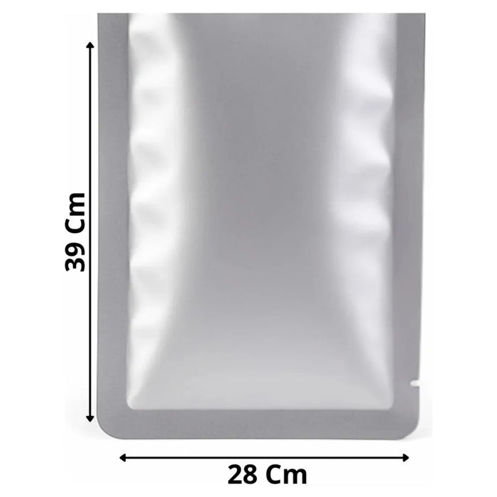 Set 100 Bolsas Papel De Aluminio Sellado Al Vacío 39x28cm