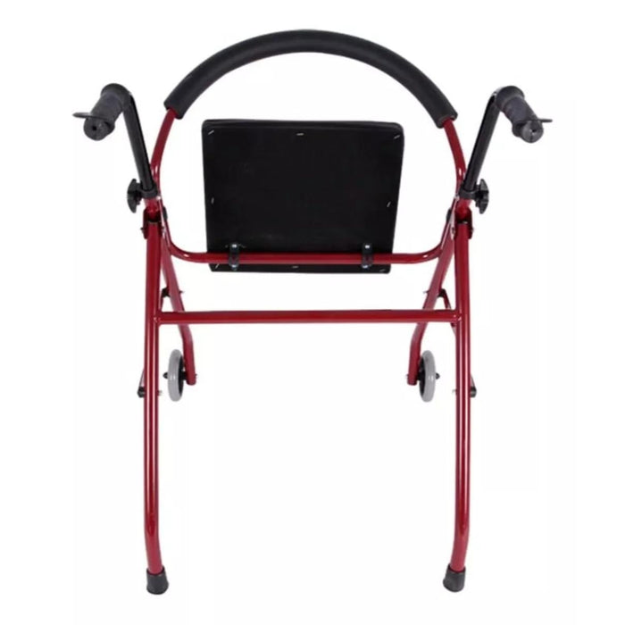 Andador Burrito Plegable Asiento 2 Ruedas Adulto Ortopedico
