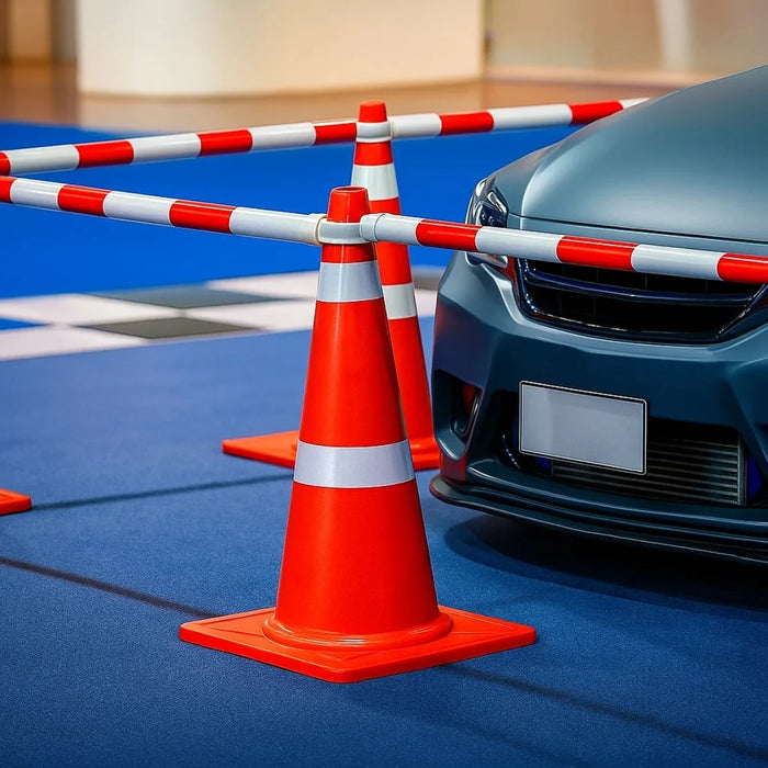 Barra Extensible Para Conos De Seguridad Vial 2mts Peligro