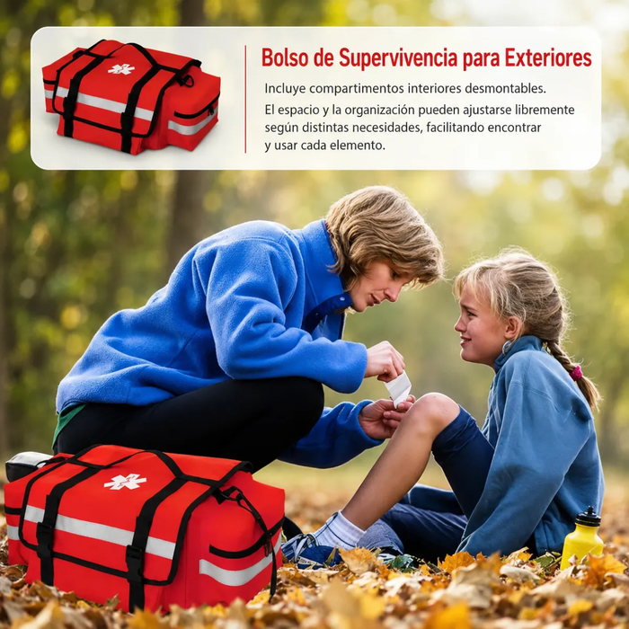 Bolso Primeros Auxilios Botiquin Maleta Curacion Emergencia