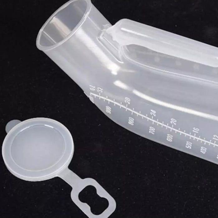 Pato Urinario Masculino Portatil Tapa Adulto Pelele 1000 Cc