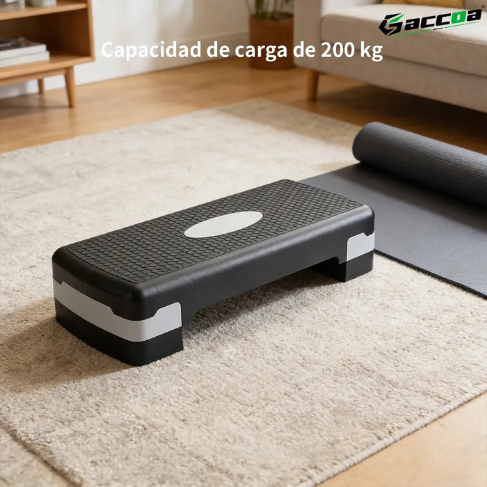 Step Aerobico Ajustable 3 Nivele Antideslizante Banco Fitnes
