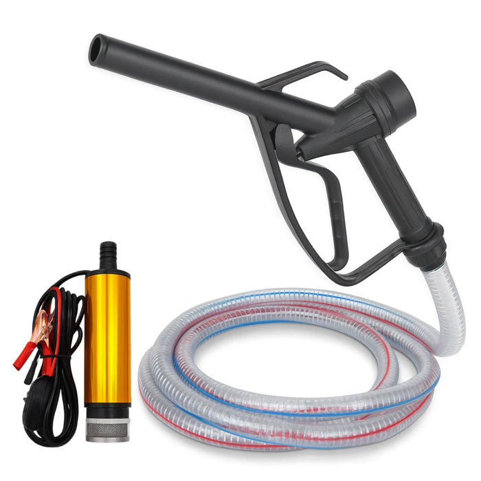 Kit Bomba Trasvasije Diesel 12v Pistola Manguera 4m Parafina