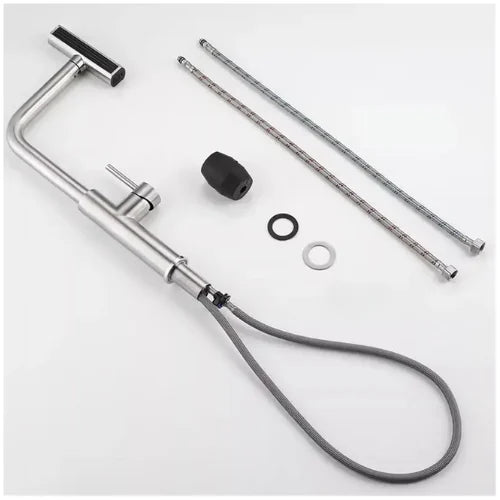 Llave Monomando Grifo Cocina Extension Flexible Lavaplatos