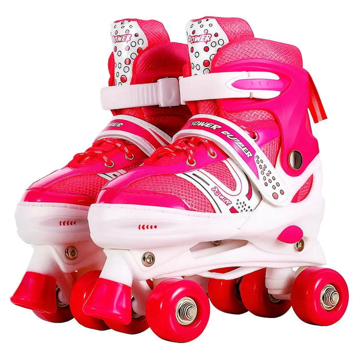 Patines 4 Ruedas Roller Niño Patin Gimnasia Danza Ajustables