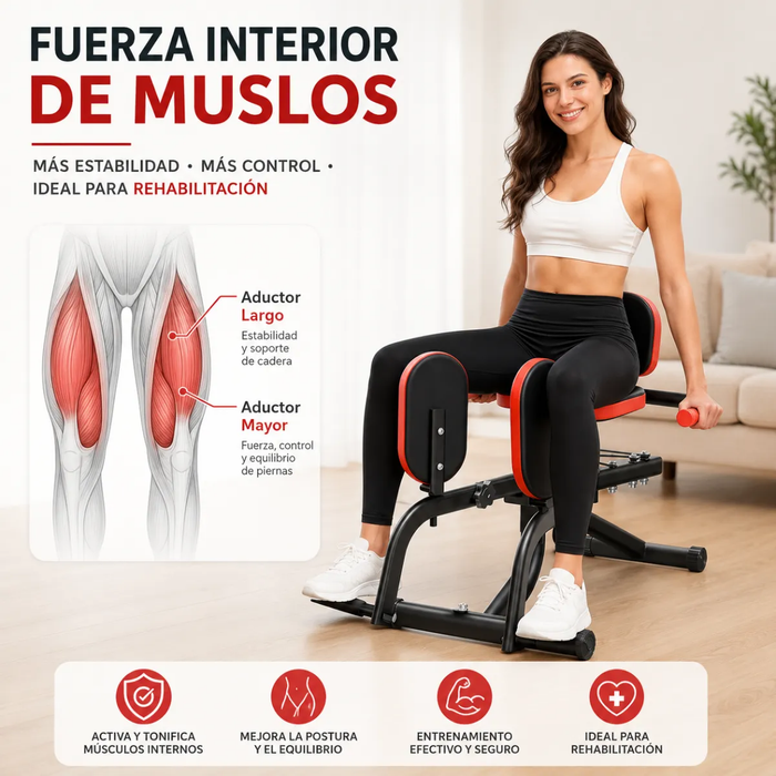 Banco Multifuncional De Abductores Fitness Pierna Cadera Gym
