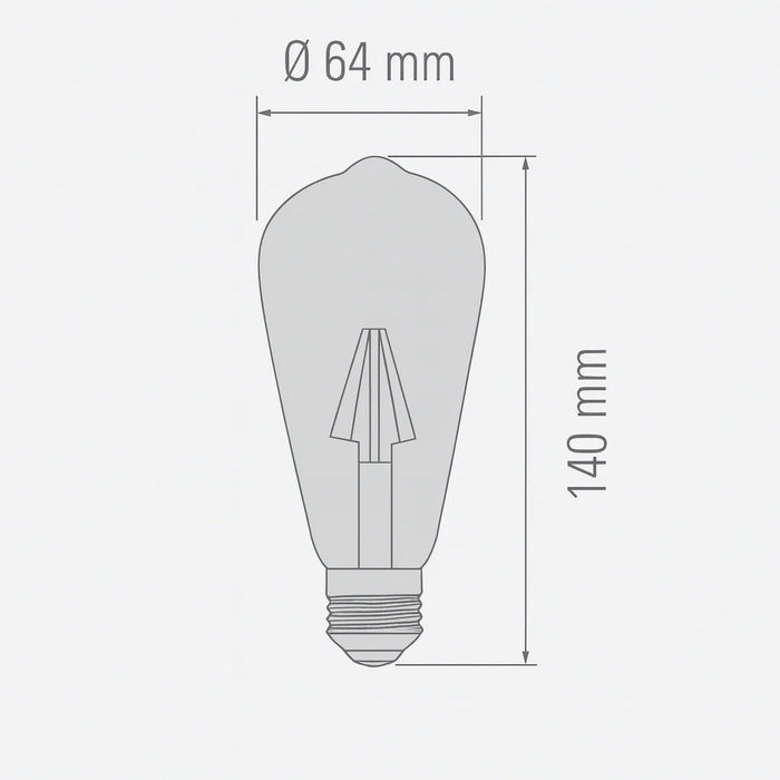 Ampolleta Vintage Ampolletas E27 Ampolleta Led Vintage 8w