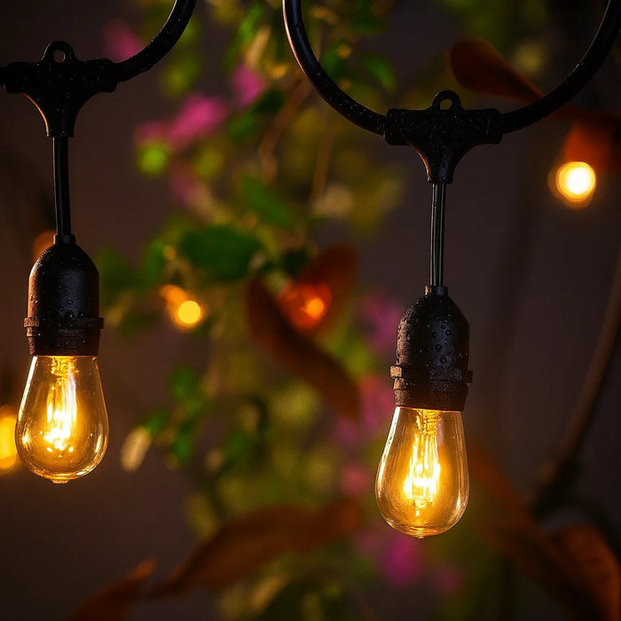 Soquete Guirnalda Luces Guirnalda Soquete Exterior Cadena 5m