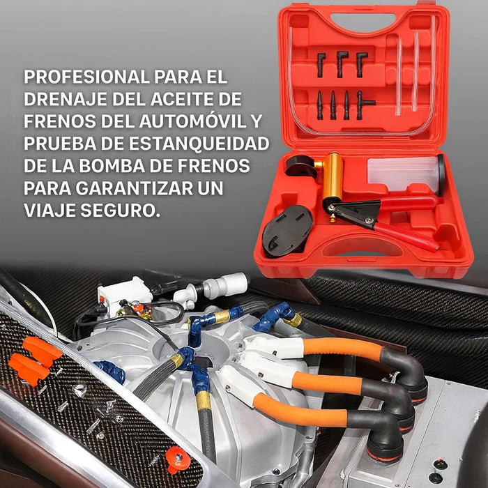 Kit Bomba Purgador Sangrador De Frenos Purgador Frenos