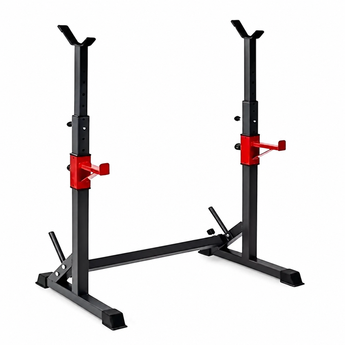 Press Banca Multifuncional Rack Squat Porta Pesa Ajustable
