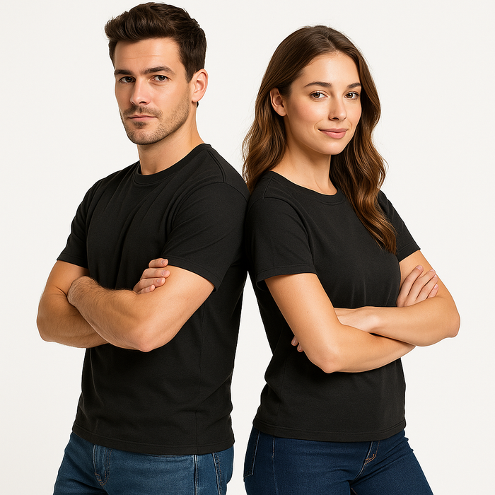 Polera Unisex Manga Corta 100% Algodón Liviana Estampado