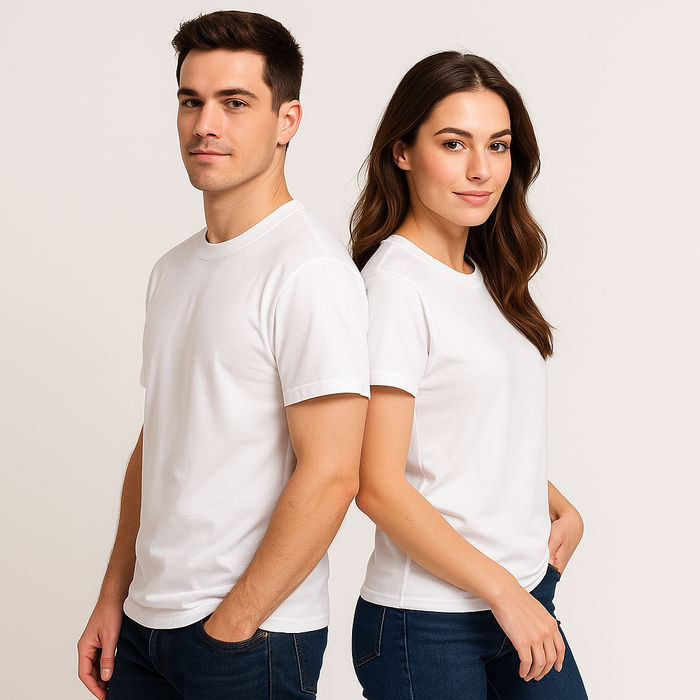 Polera Unisex Manga Corta 100% Algodón Liviana Estampado