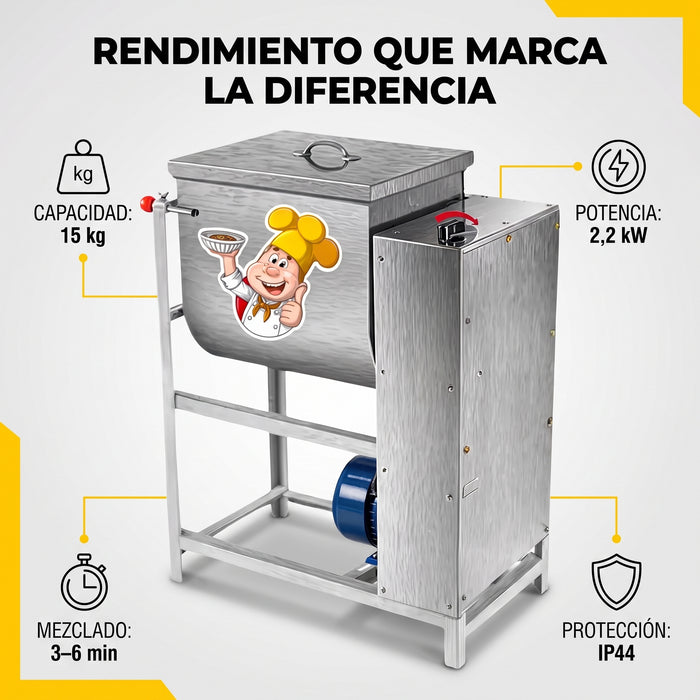 Revolvedora Industrial De 15kg panes y Amasados