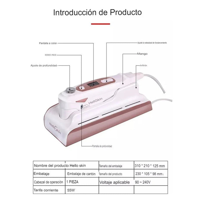 Maquina Rejuvenecimiento Facial Radiofrecuencia Anti Arrugas