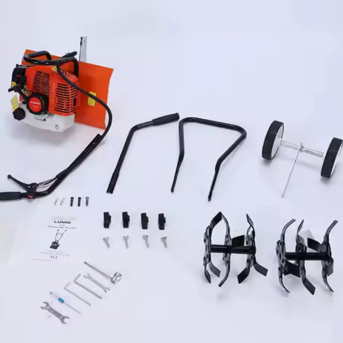 Motocultivador 2t Gasolina Cultivador 52cc 300mm 1,65kw