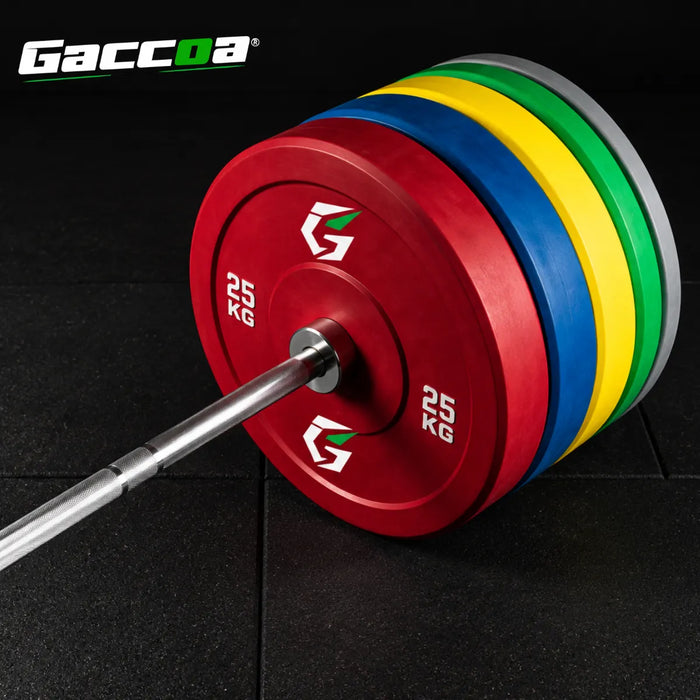 Disco Bumper Olimpico Antideslizante Goma Fitness Gym