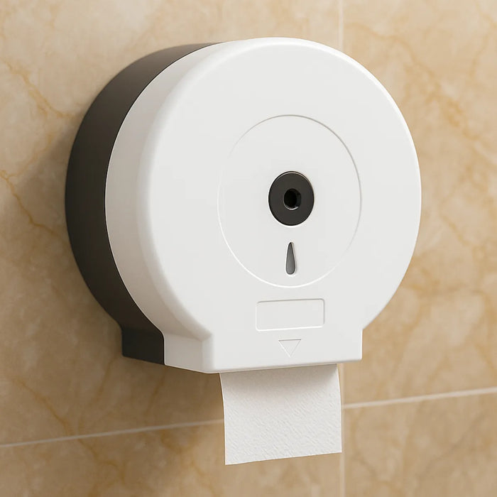 Porta Papel Higiénico 500m Industrial Plástico Baño Llave