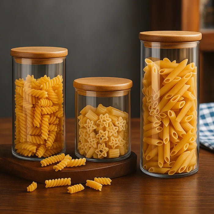 Frasco Cocina Porta Condimentero Especiero Bambu Organizador