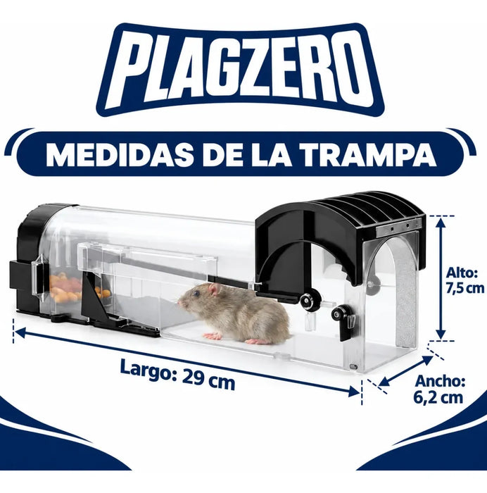 Trampas Rata Jaula Roedores Captura Luacha Trampa Automatica
