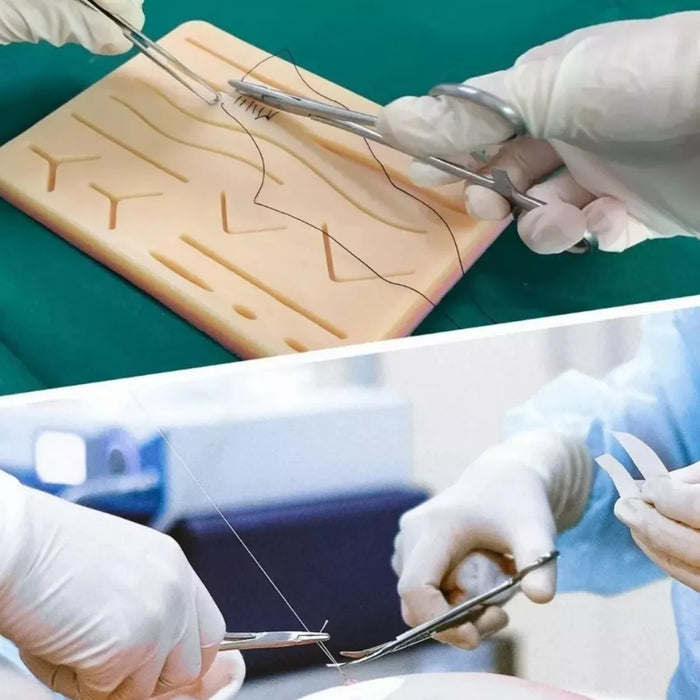 Almohadilla Pad Practica Sutura Insiciones Silicon Medicina