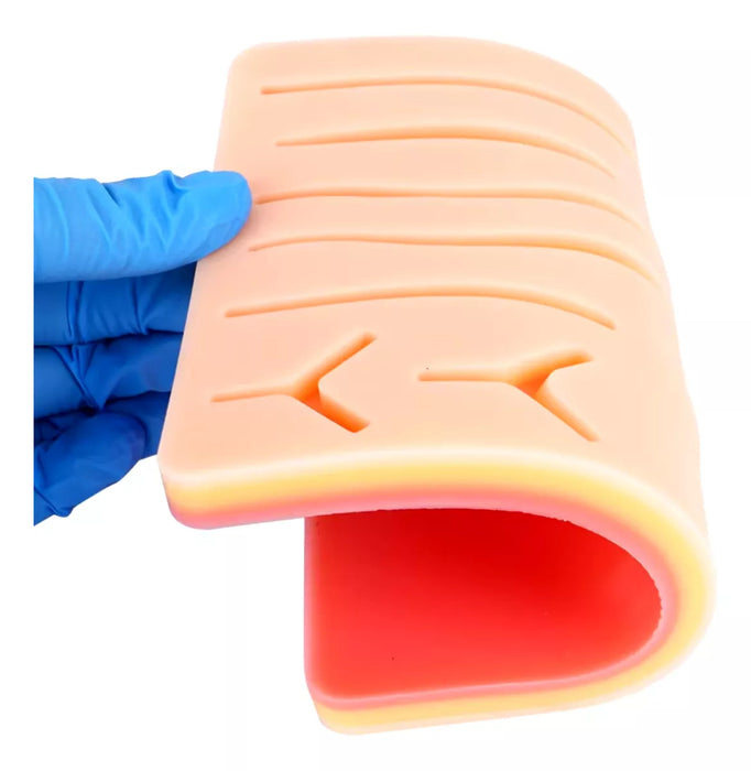 Almohadilla Pad Practica Sutura Insiciones Silicon Medicina