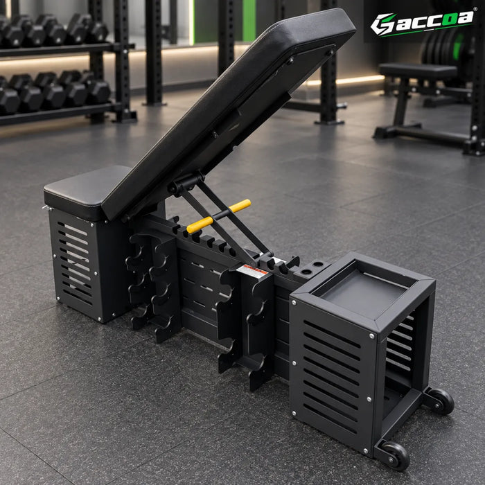 Banco Gimnasio Ajustable Ejercicios Rack Mancuerna Inclinado