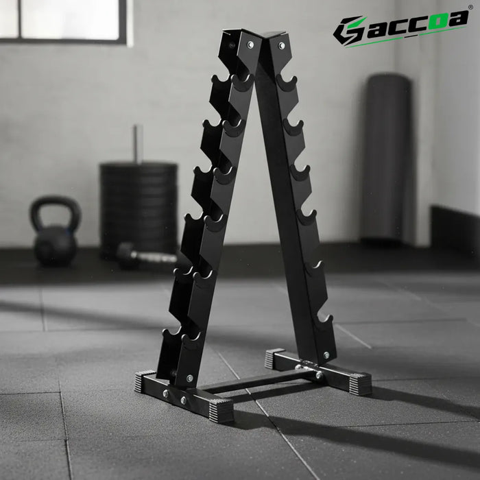 Rack Soporte Porta Mancuernas Mancuernero Vertical 6 Pares