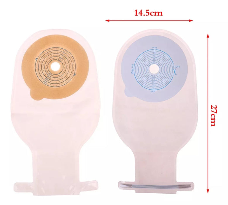 10x Bolsa Colostomia Placa Aro Ostomia 65mm