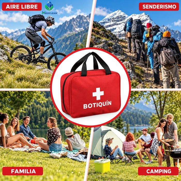 Botiquin Esteril Bolso Emergencia Primeros Auxilios 160 Pcs